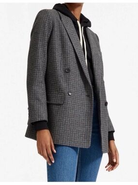 Everlane plaid oversized blazer